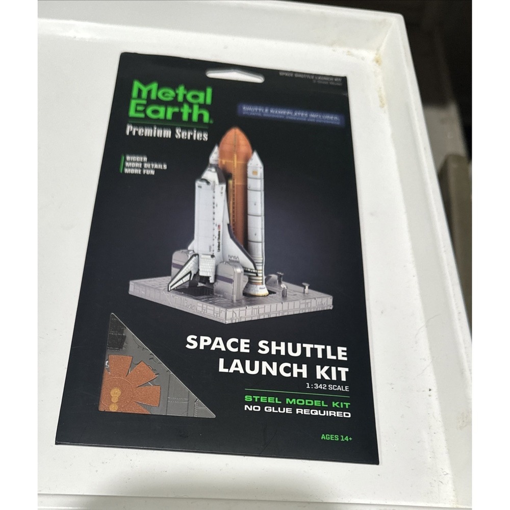 Fascinations Premium Series ICONX Space Shuttle Launch 3D Metal Earth Model Kit